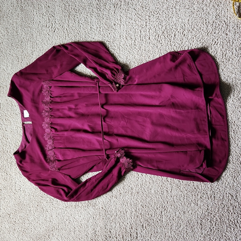 A New Day Gorgeous Wine Color Dress!